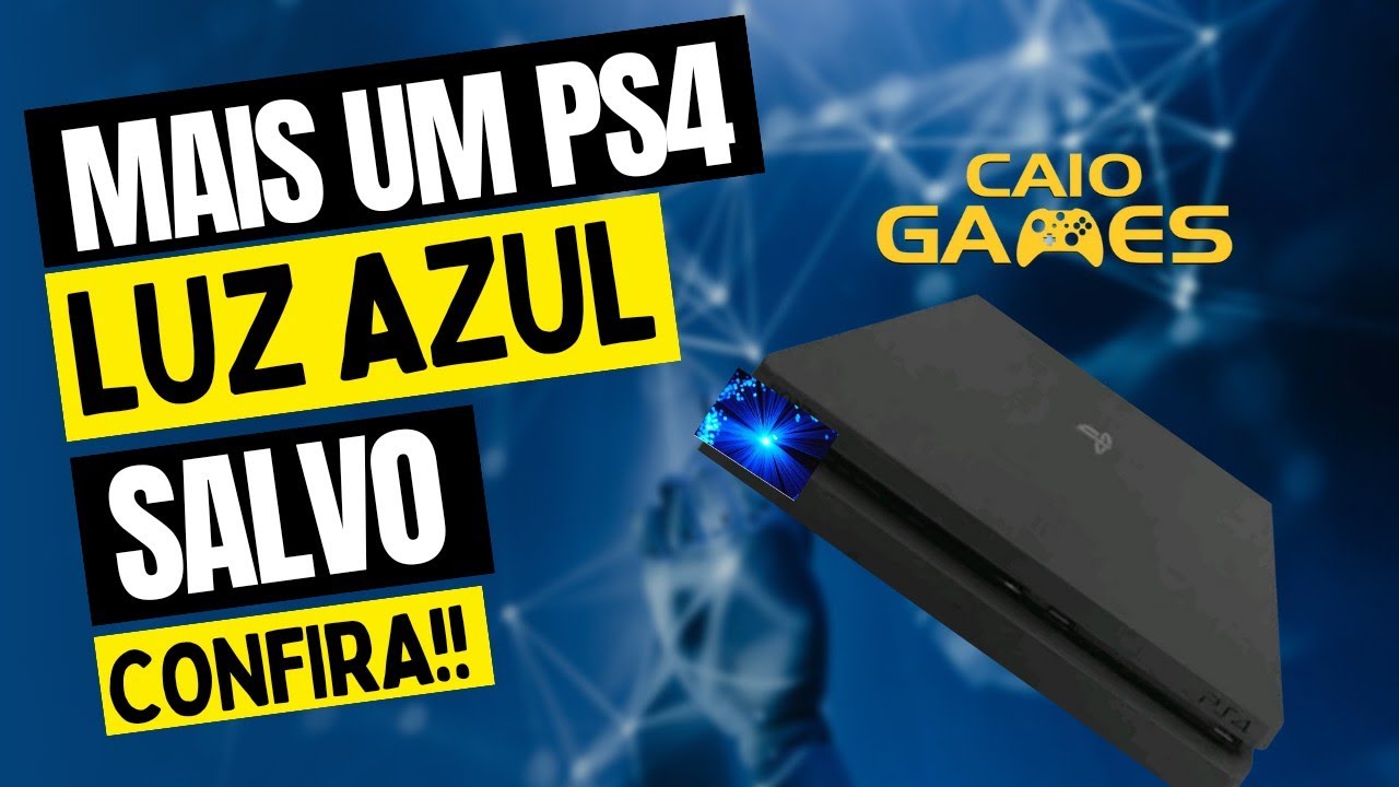 PS4 SLIM LUZ AZUL SALVO!!