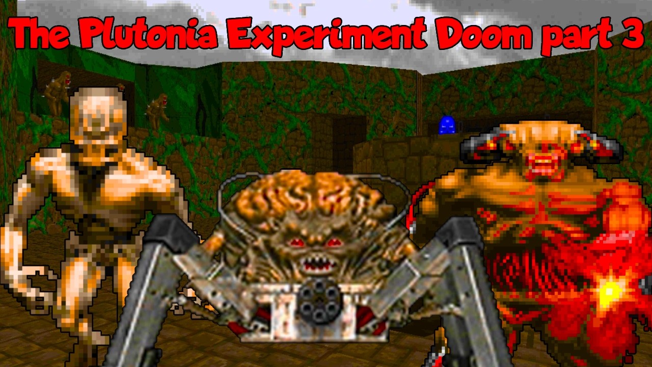 The Plutonia Experiment Doom Part 3 (Gameplay No Commentary) (Ghost Town/Baron's Lair)