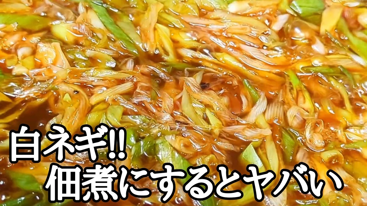 ご飯が止まらない！悪魔の白ネギ佃煮レシピ