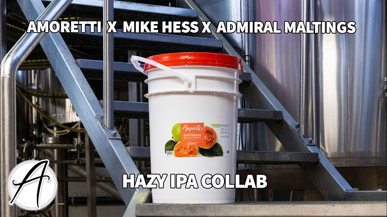 Fermenting a Hazy IPA with Guava Concentrate | Amoretti x Mike Hess x Admiral Maltings Collab