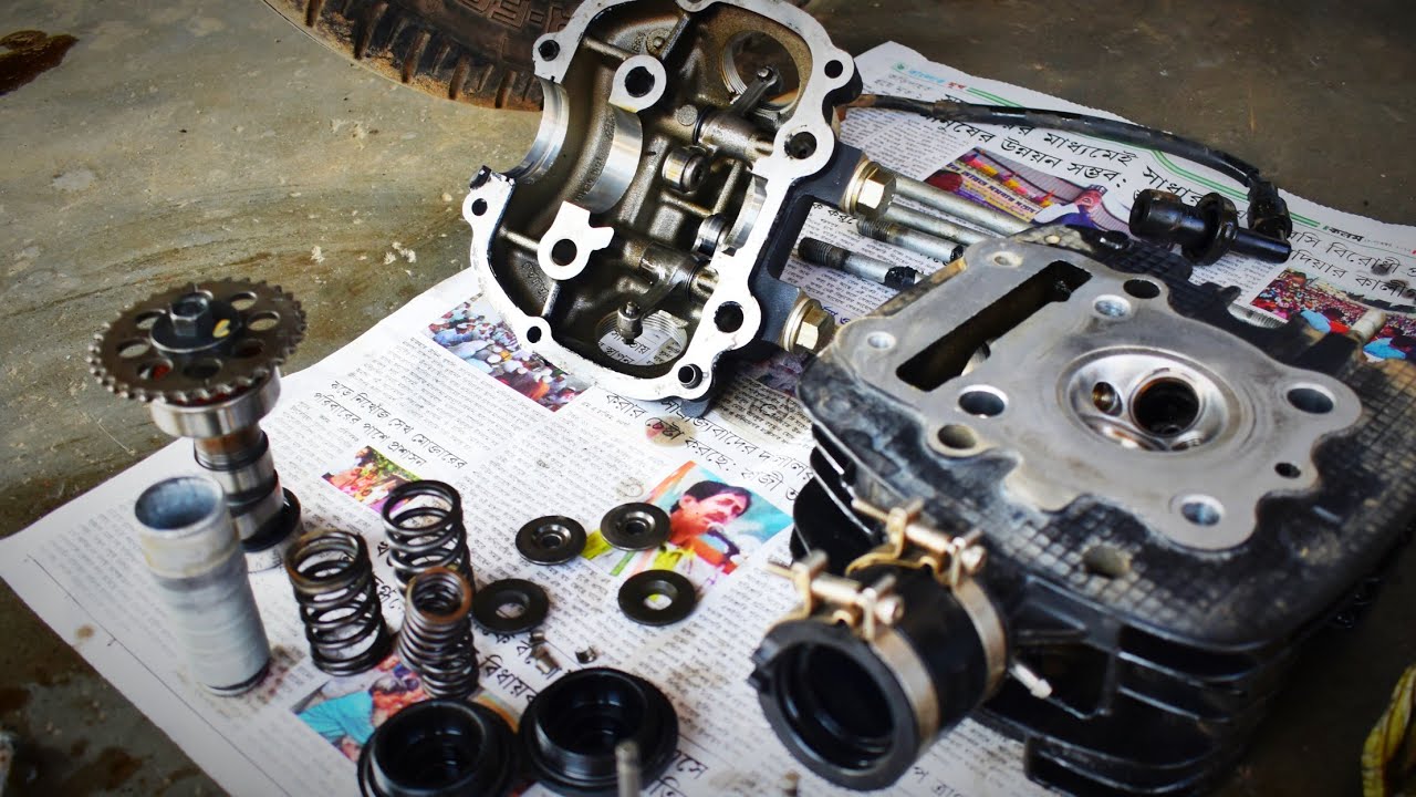 Bajaj Pulsar 125/150/180/220/head valp piston clear full details voice ke saath