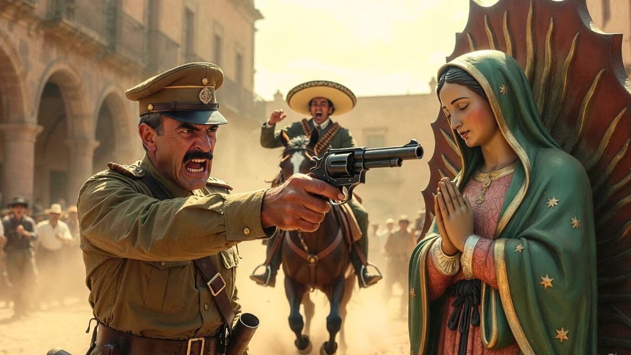 Coronel disparó contra la Virgen de Guadalupe, Pancho Villa llegó a tiempo e hizo justicia…