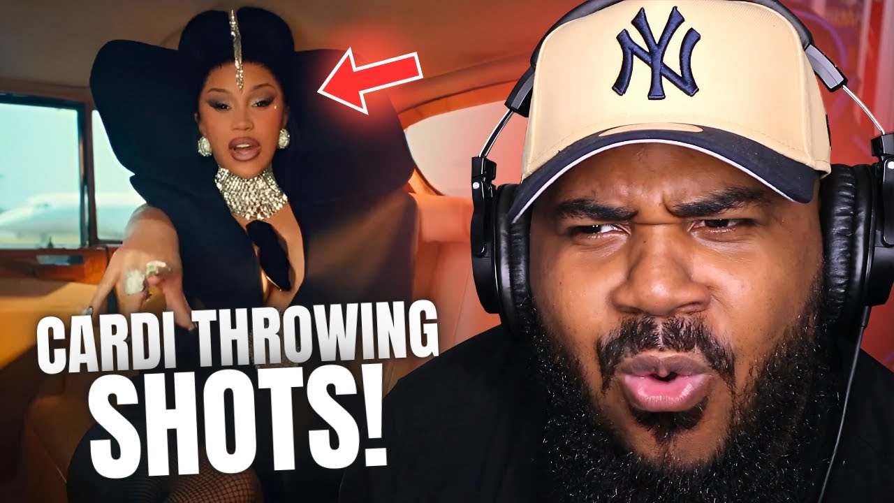 CARDI TALKING HEAVY!! Cardi B - Imaginary Playerz [Official Music Video] REACTION
