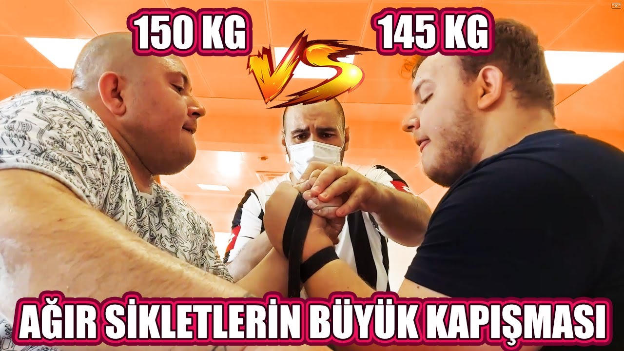 150 KG´LIK AĞIR SİKLET BİLEK GÜREŞÇİSİNİN, GENÇ SPORCULARA MEYDAN OKUDUĞU MAÇLARI YORUMLADIK