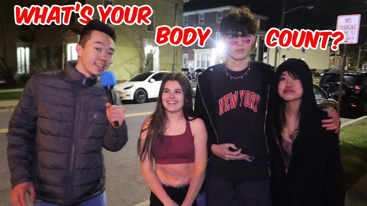 What's Your Body Count? *college party public interview*