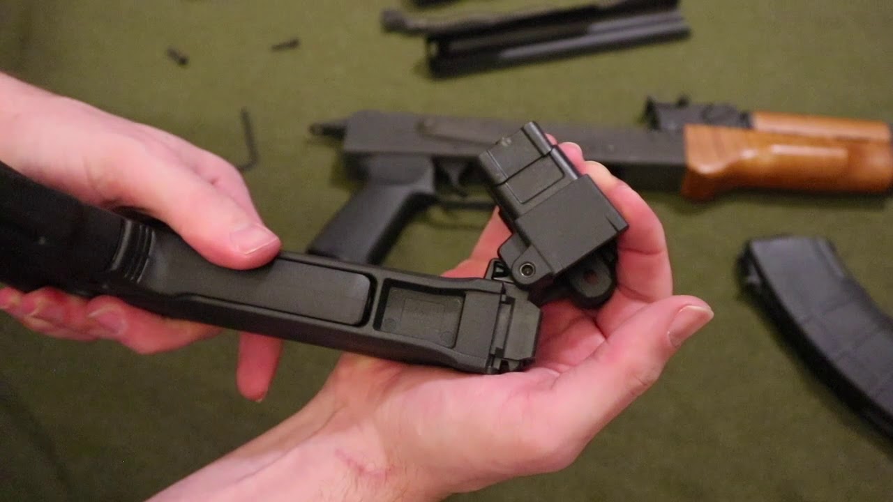 Установка приклада Magpul ZHUKOV-S на АК-47
