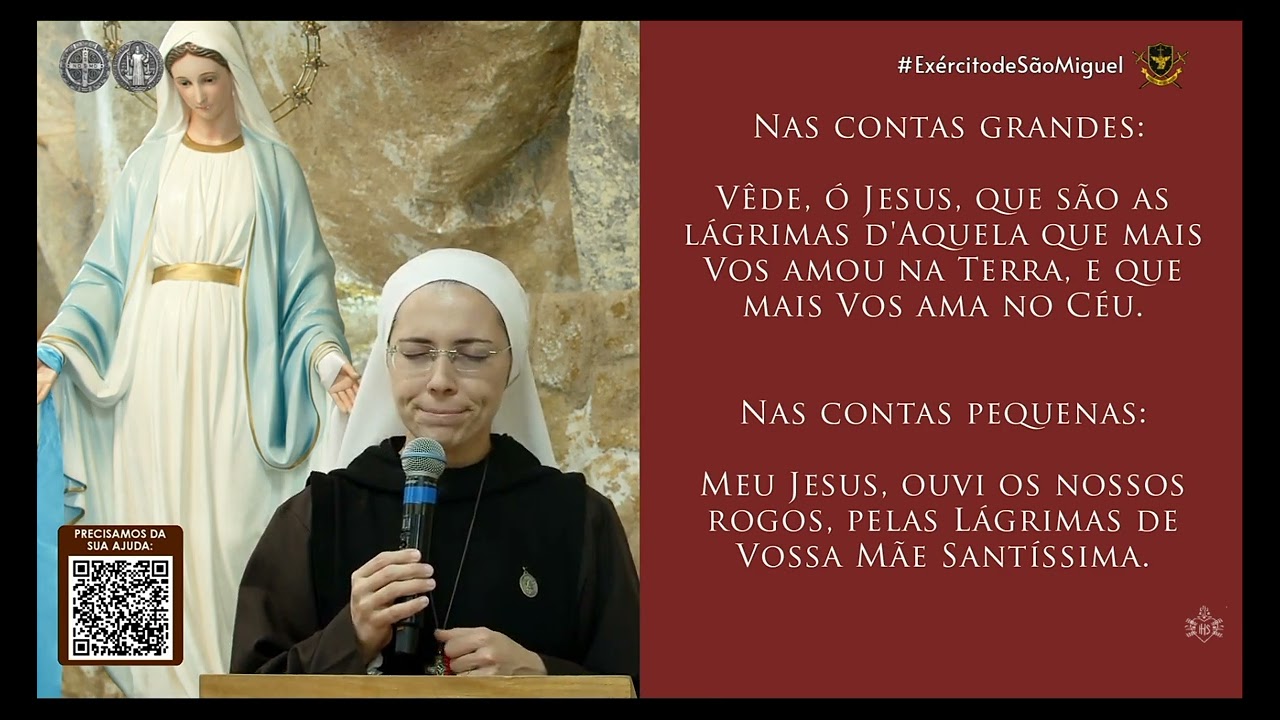 Coroa / Terço das lágrimas de Nossa Senhora - Instituto Hesed