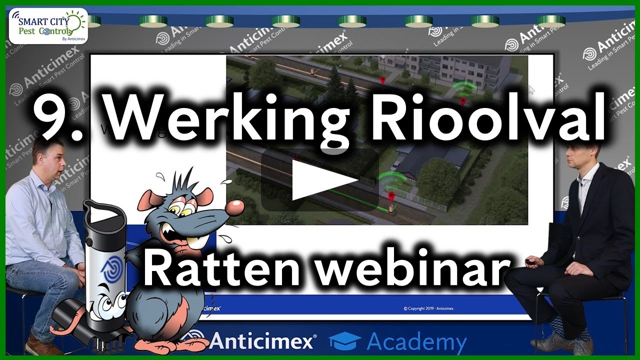 9. Hoe werkt de slimme ratten rioolval van Anticimex?