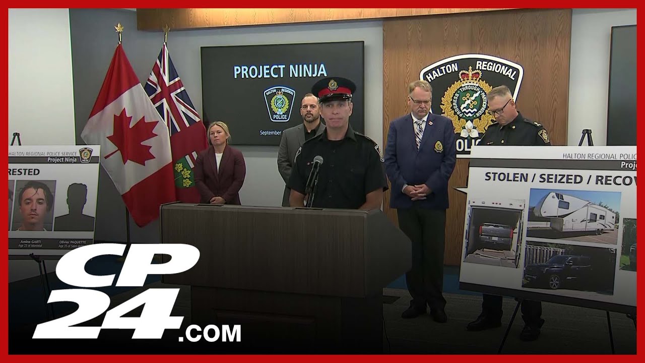 Halton Regional Police release results of 'Project Ninja'