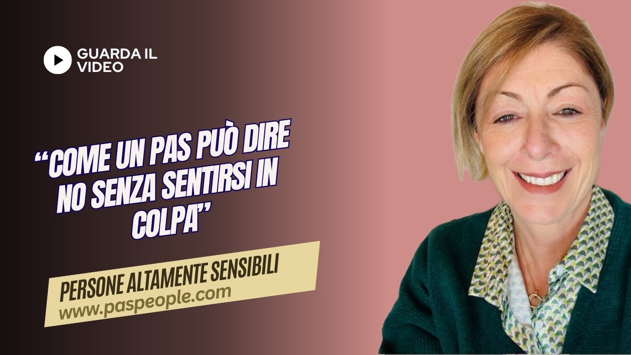 Come un PAS può dire NO senza sentirsi in colpa
