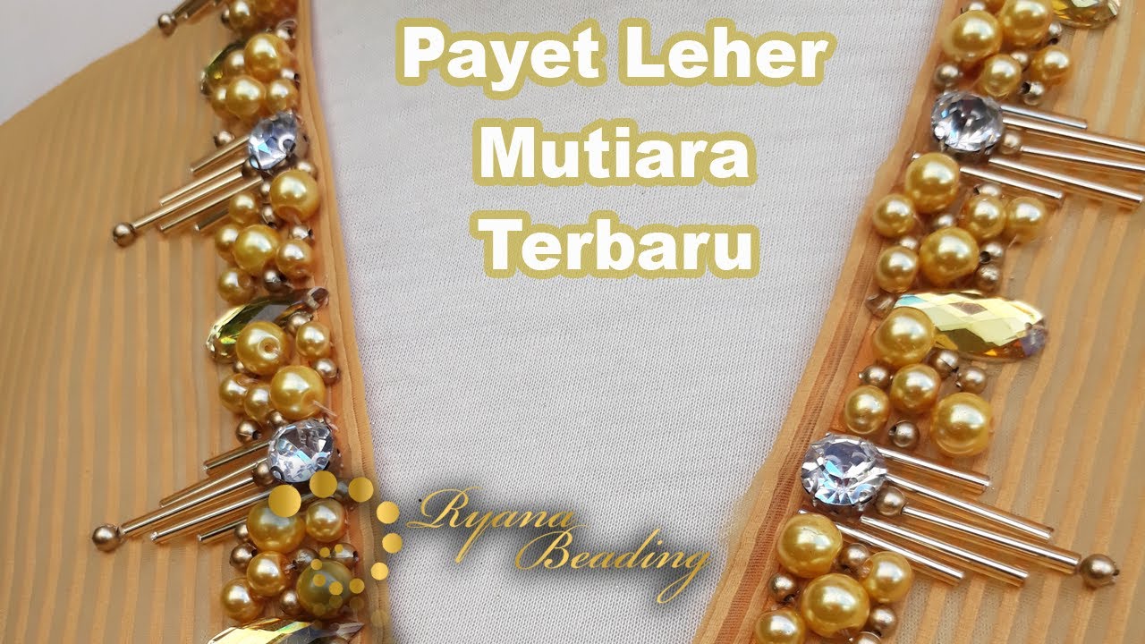 Payet leher mutiara terbaru | RyAna Beading | Tutorial payet