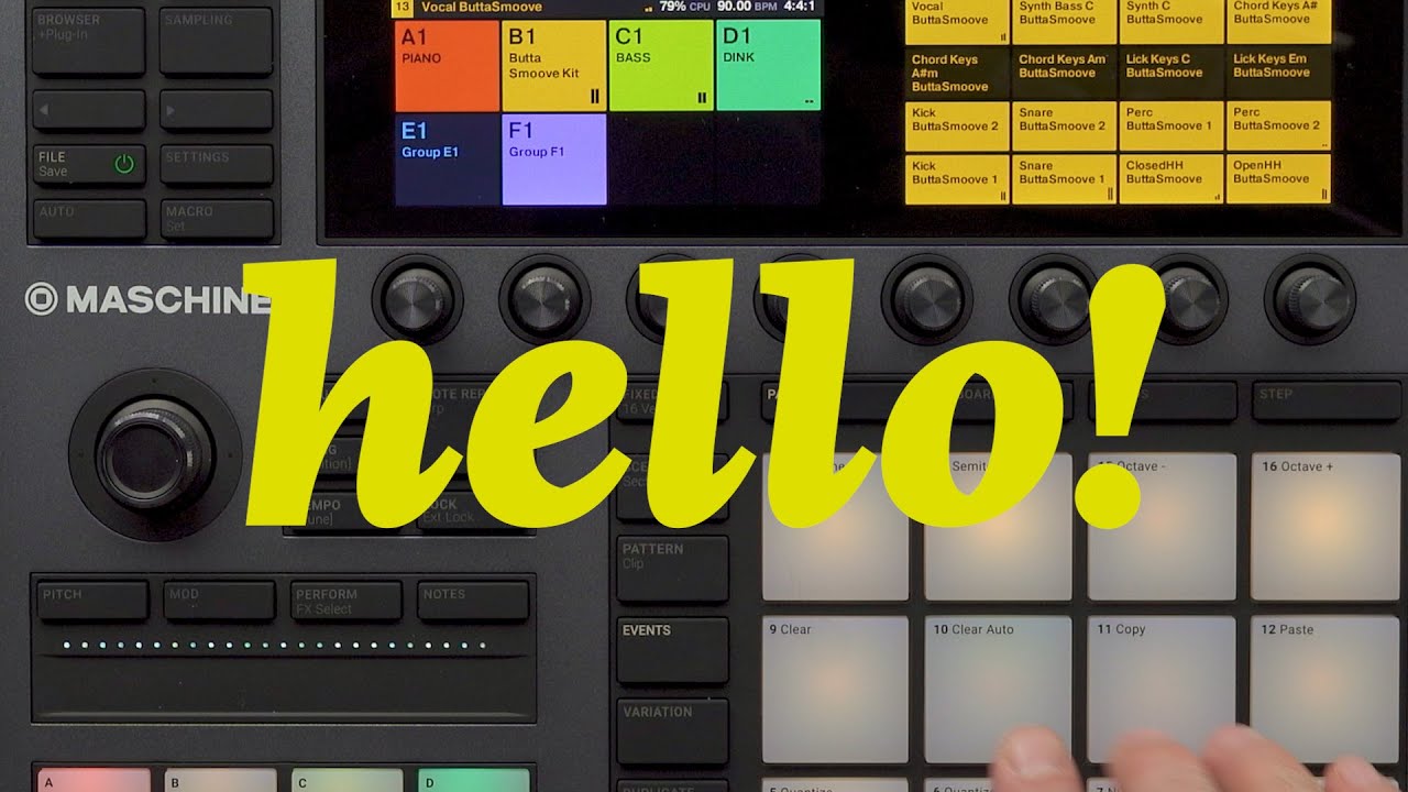 My First Beat With the Native Instruments MASCHINE+