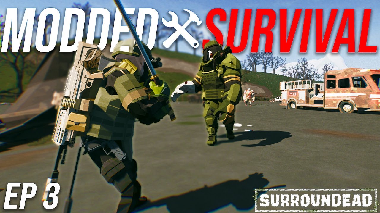Я захватил военную базу в Modded SurroundDead...