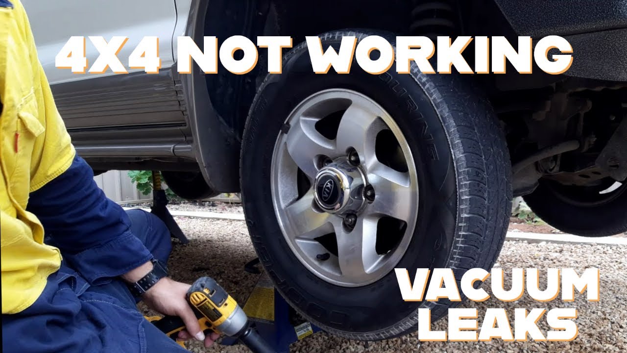Fixing 4x4 Issues Vacuum Leaks 2002 Kia Sportage 4X4