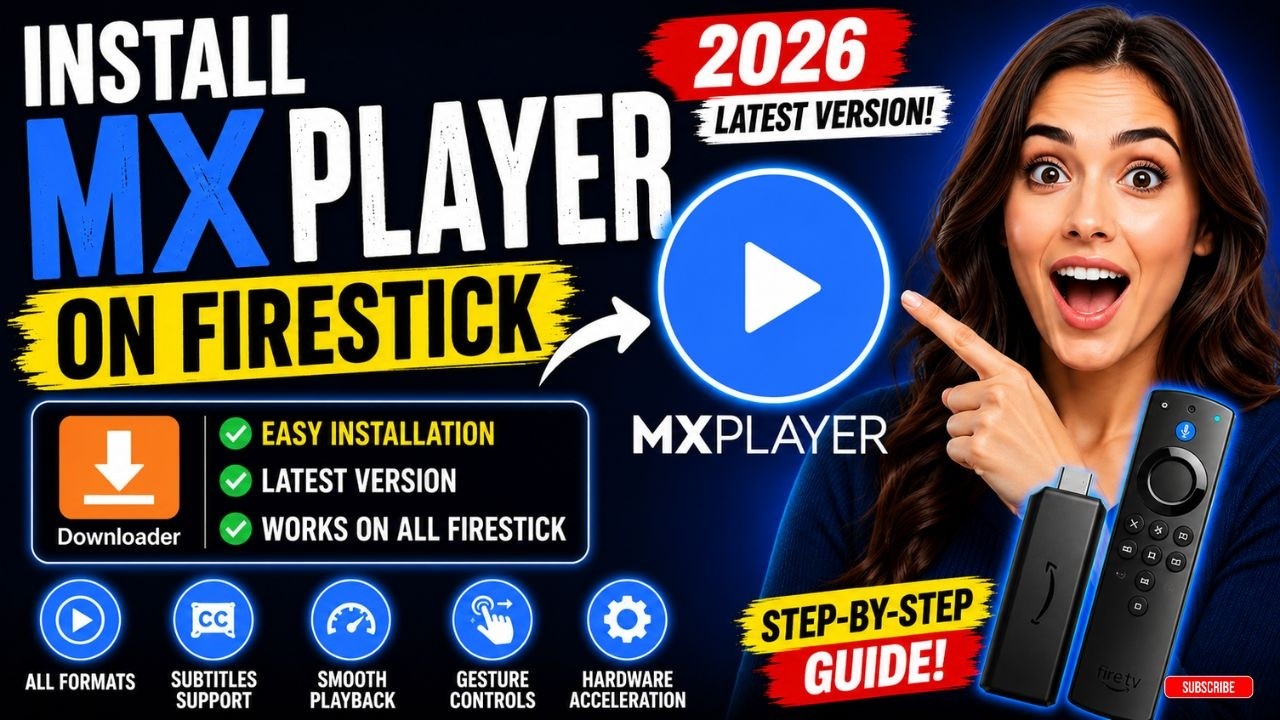 Как установить последнюю версию MX Player на FireStick и Fire TV (2026)!