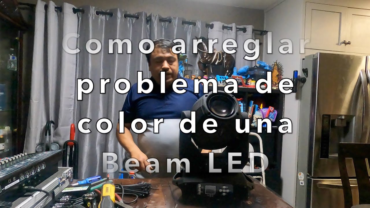 Parte 4 Como arreglar una led beam de los colors