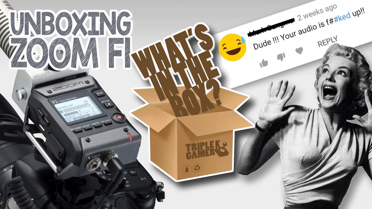 ZOOM F1 + SGH-6 Shotgun Mic [Unboxing Video]