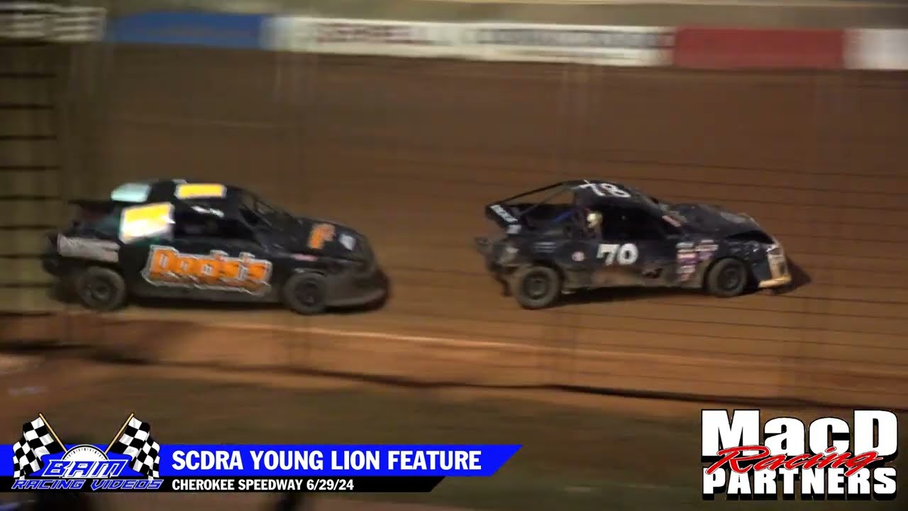 SCDRA Young Lion Feature-  Cherokee Speedway 6/29/24