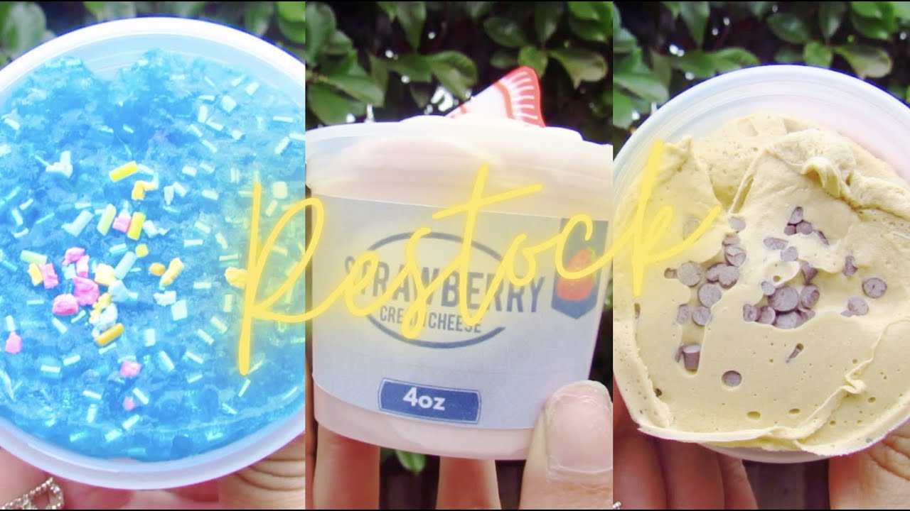 New Bingsu bead slimes and more! SLIME SHOP RESTOCK!💙💙💙