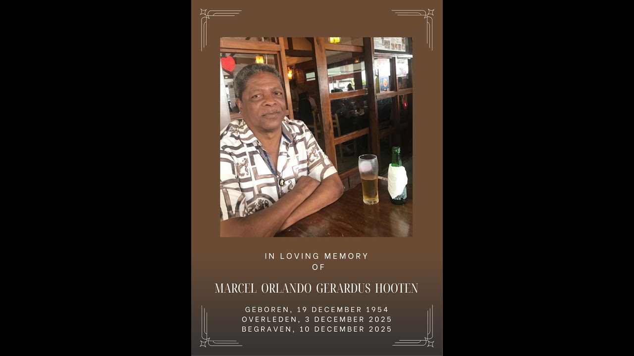 Ter nagedachtenis aan Marcel  Orlando G. Hooten 1954 - 2025