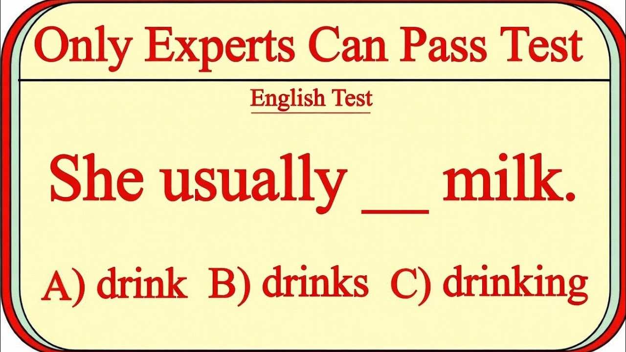Only 6% Can Pass This Test 😱 | English Test | MCQ Challenge