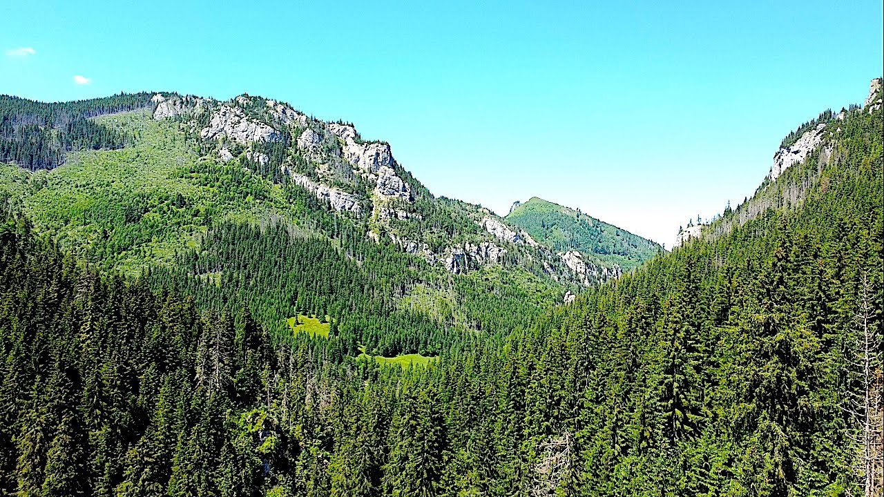 Kiry i Dolina Kościeliska panorama widok z drona