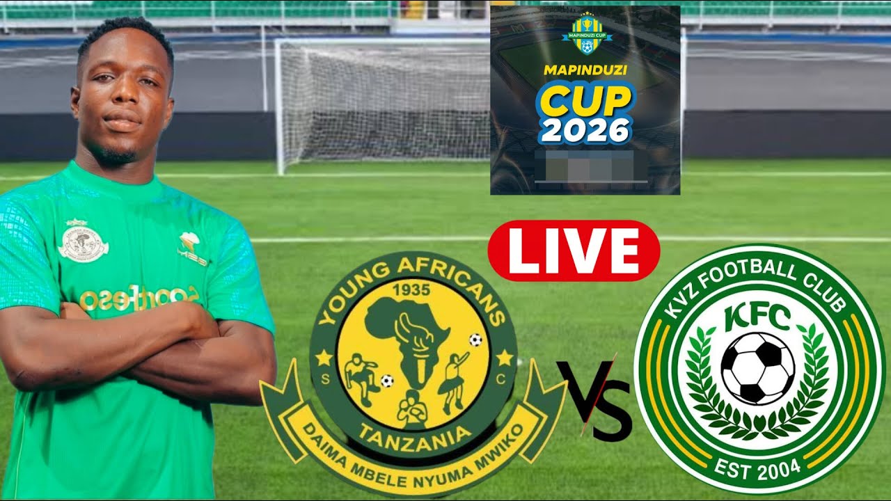 🚨LIVE : YANGA 3 VS 0 KVZ KOMBE LA MAPINDUZI KIVUMBI LEO