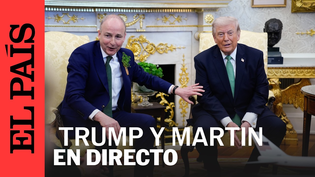 DIRECTO | DONALD TRUMP y el primer ministro irlandés participan en la entrega del Trofeo del Trébol