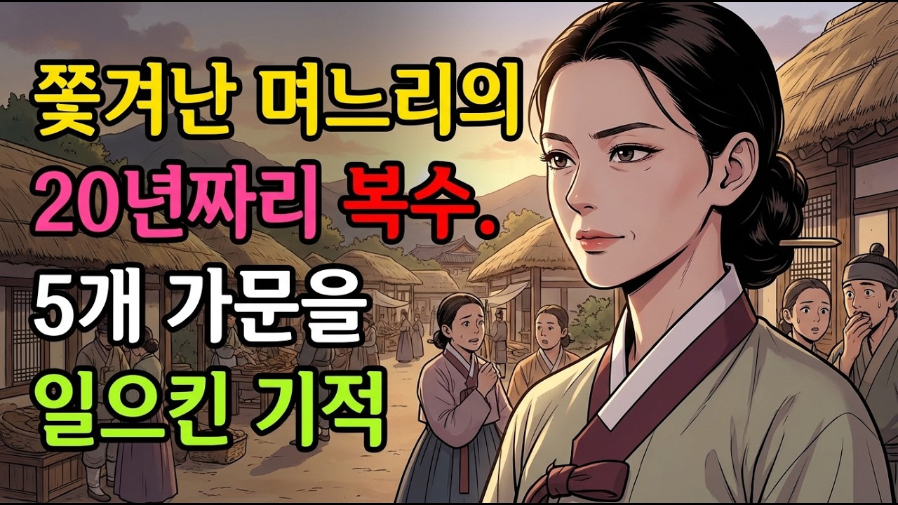 아들 못 낳아 쫓겨난 며느리가 20년 뒤, 5개 가문의 어머니가 된 진짜 이유 | 잠이 솔솔 옛날이야기 | 민담 | 별빛 이야기