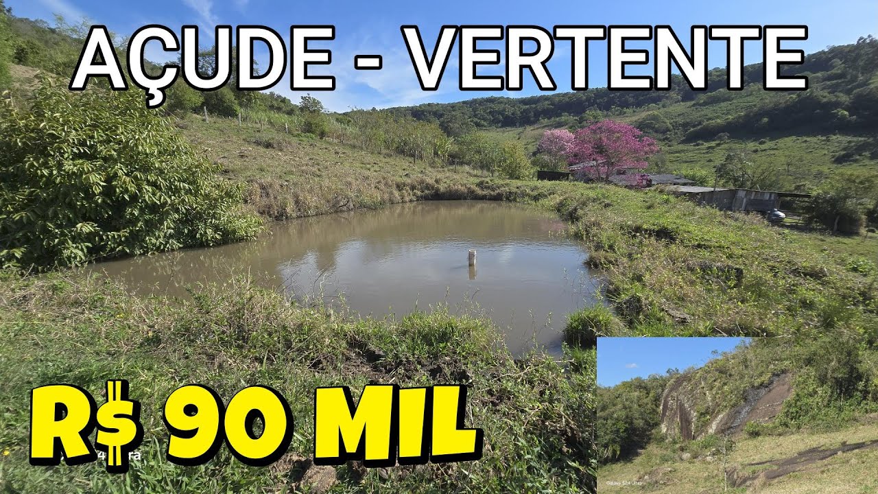 [VENDIDO] CHACRINHA NA ALDEIA VELHA 1 HA, AÇUDE, VERTENTE, LINDA VISTA R$ 90 MIL #chacara