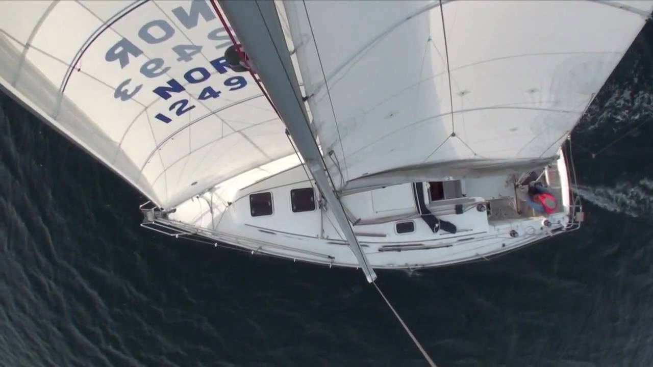 Hanse 315 sailing in Norway, July 2009
