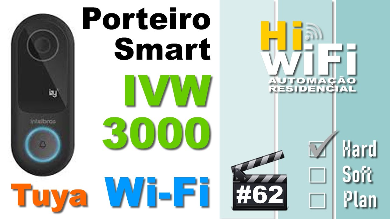 Video Porteiro Smart IVW 3000 Intelbras - Izy Smart, Izy Home, Smart Life, Tuya Smart - Automação 62