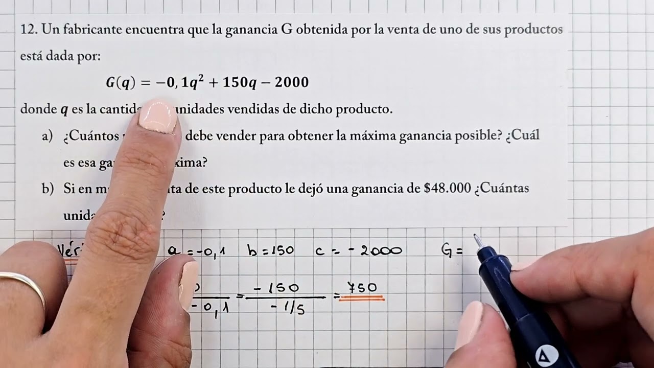 FUNCIÓN CUADRÁTICA - Aplicación en problemas - Cómo resolver paso a paso