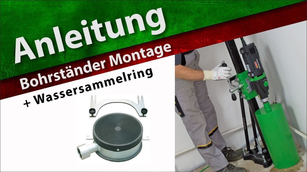 ANLEITUNG: Bohrständermontage