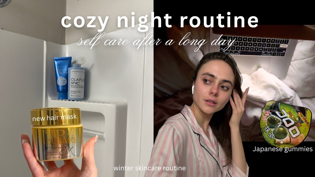 cozy self care nighttime routine (winter) | unwind with me after my 9-5 🌙