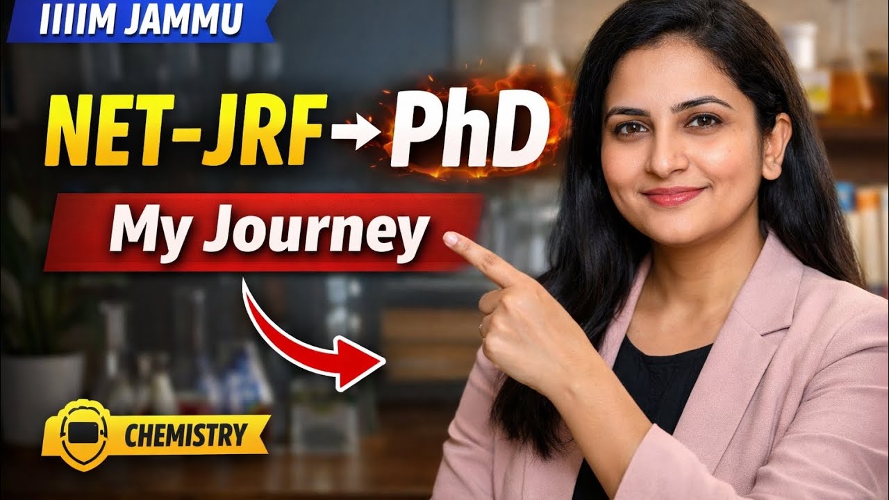 NET-JRF ➝ PhD 🔥#education #life #journey