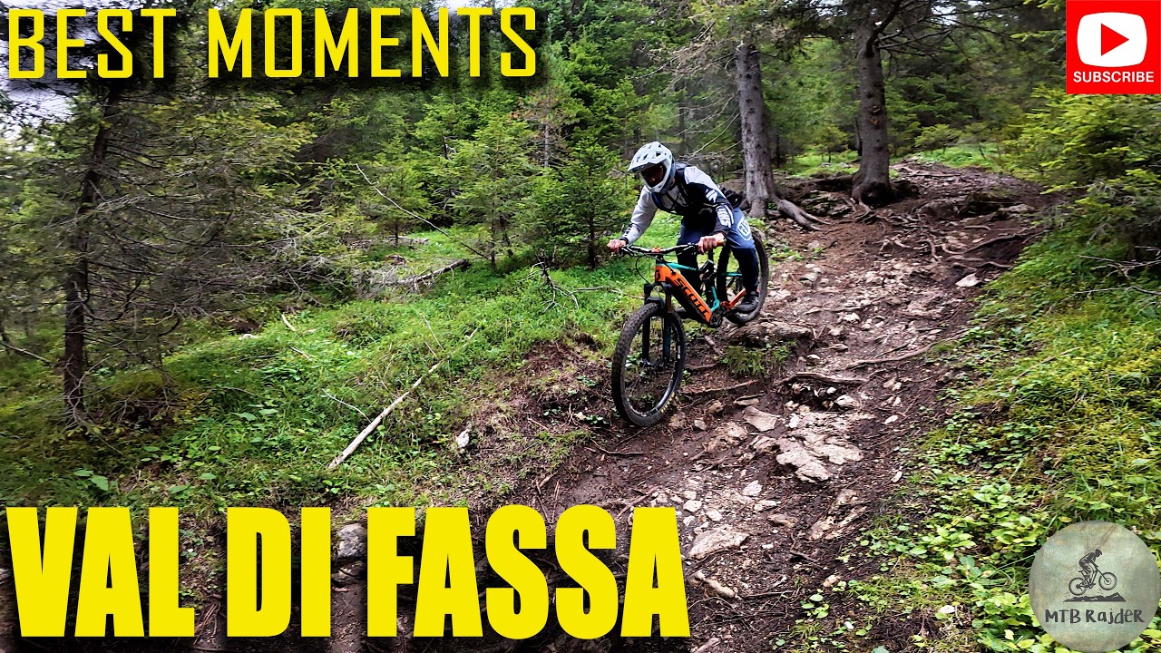 Fassa BIKE PARK - najlepšie momenty na trailoch v bike parku v Dolomitoch.