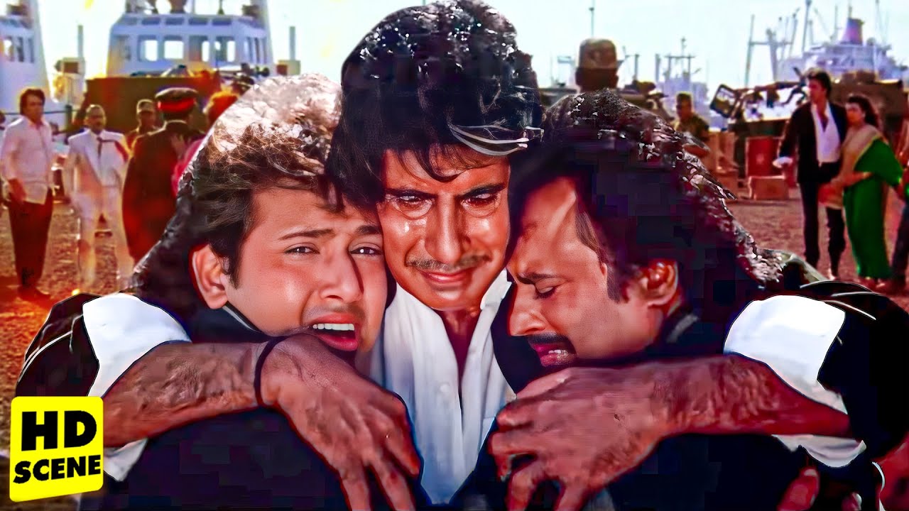 हमारे दुश्मनों की सबसे बड़ी गलती ये है कि वो हमारे दुश्मन है। Hum Movie Ka Jabardasti Emotional Seen