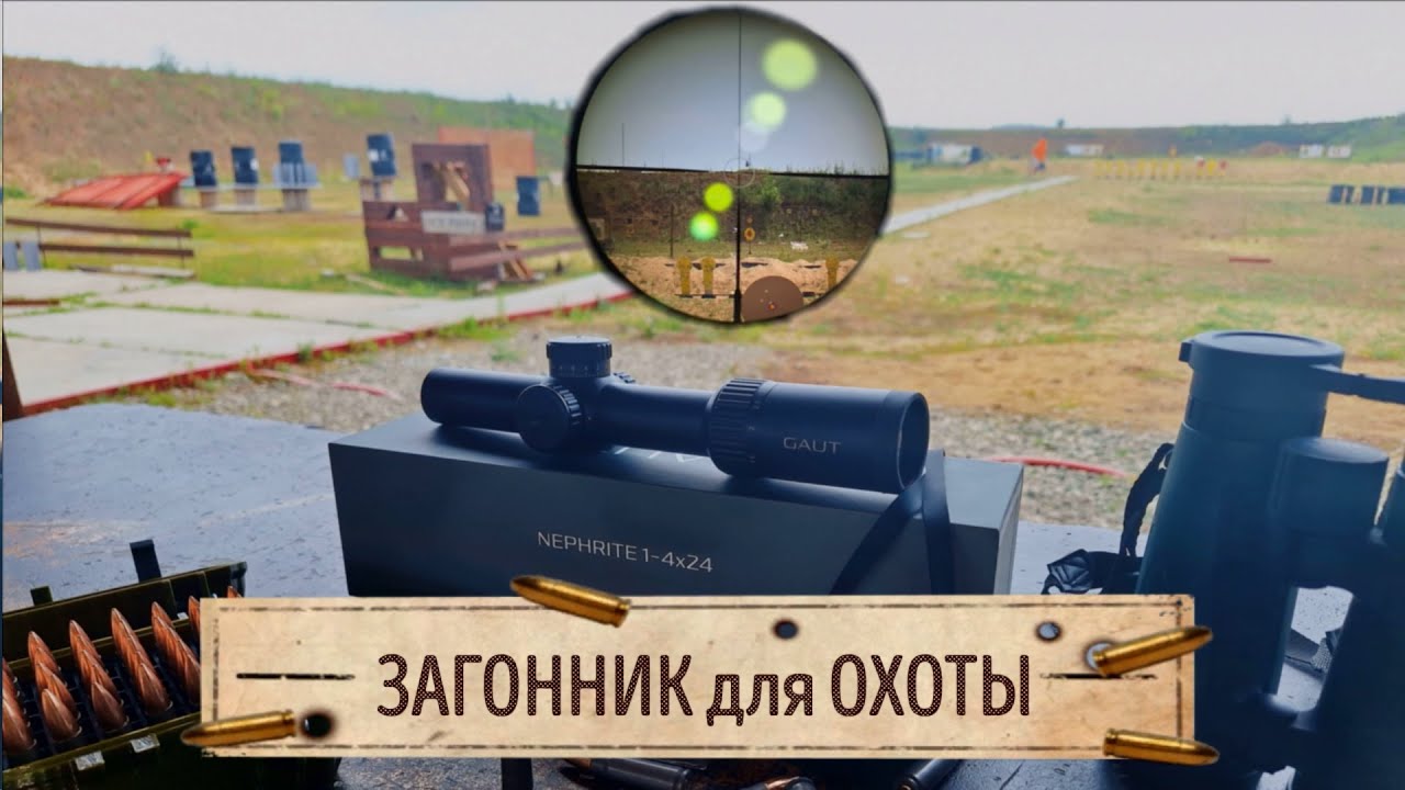 Лучший оптический прицел из недорогих! Загонный прицел Gaut Nephrite 1-4x24