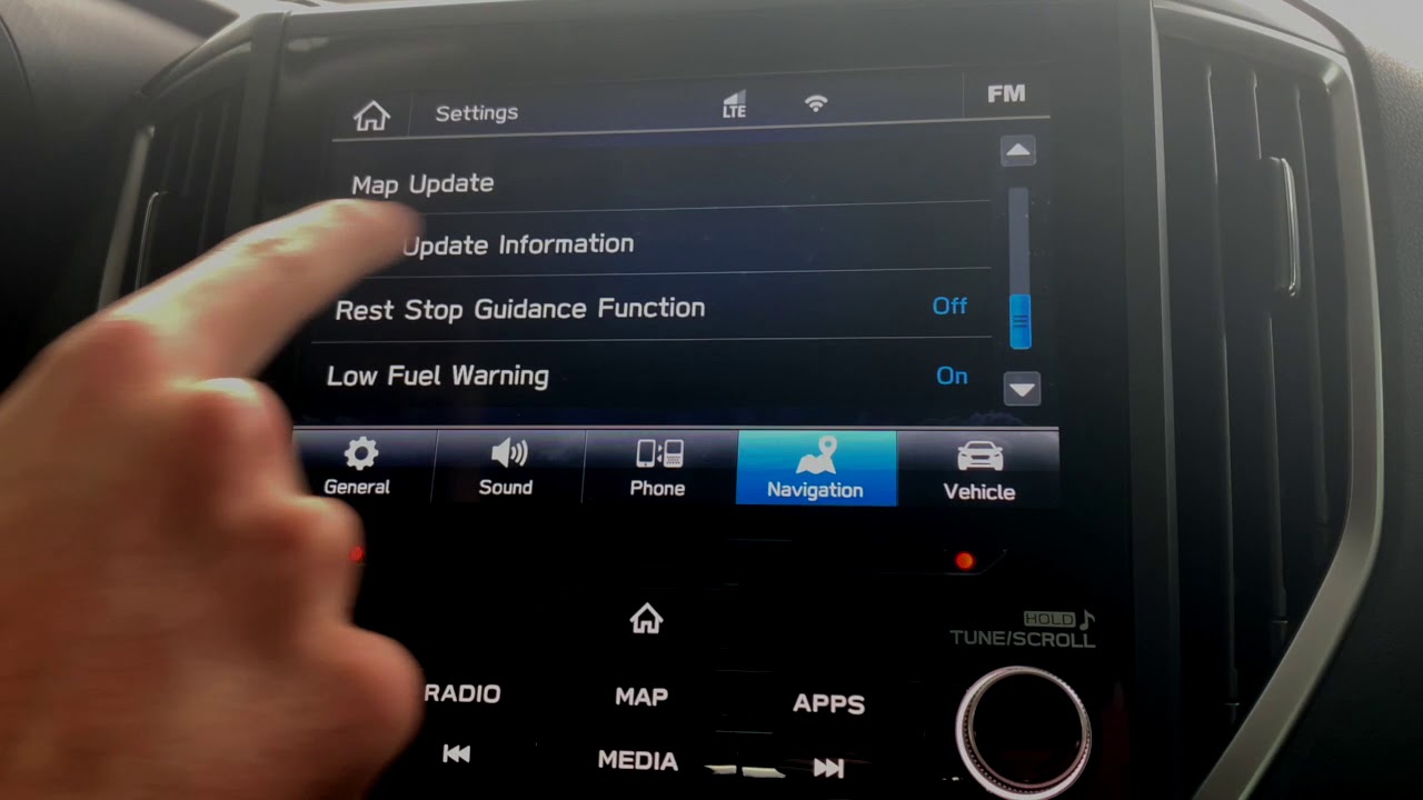 Update Your Subaru Navigation