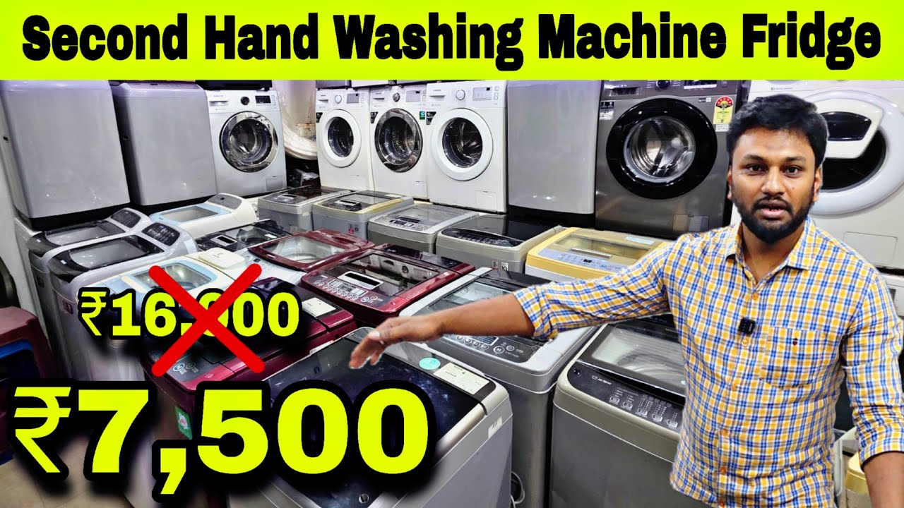 ₹5,999 Second Hand Washing Machine In Bangalore | Used Fridge At Best Condition Upto 50% Discount
