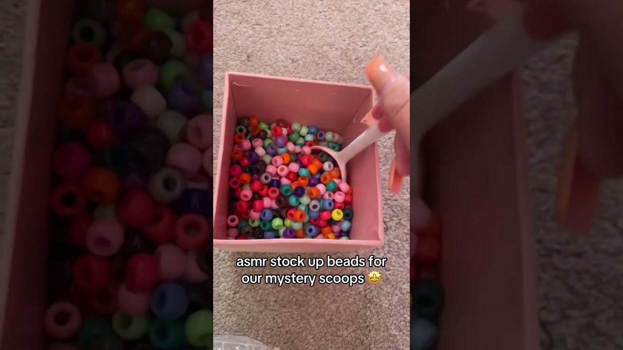 ASMR Scoop Restock Beads- WLJewellery #asmr  #asmrvideo  #scoops  #restock #tiktok