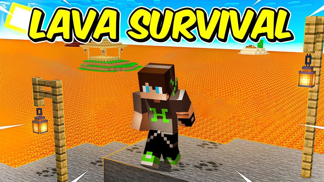 LAV ADASINDA HAYATTA KALMAK | MİNECRAFT LAVA ISLAND HARDCORE | HAN KANAL EKİP ı
