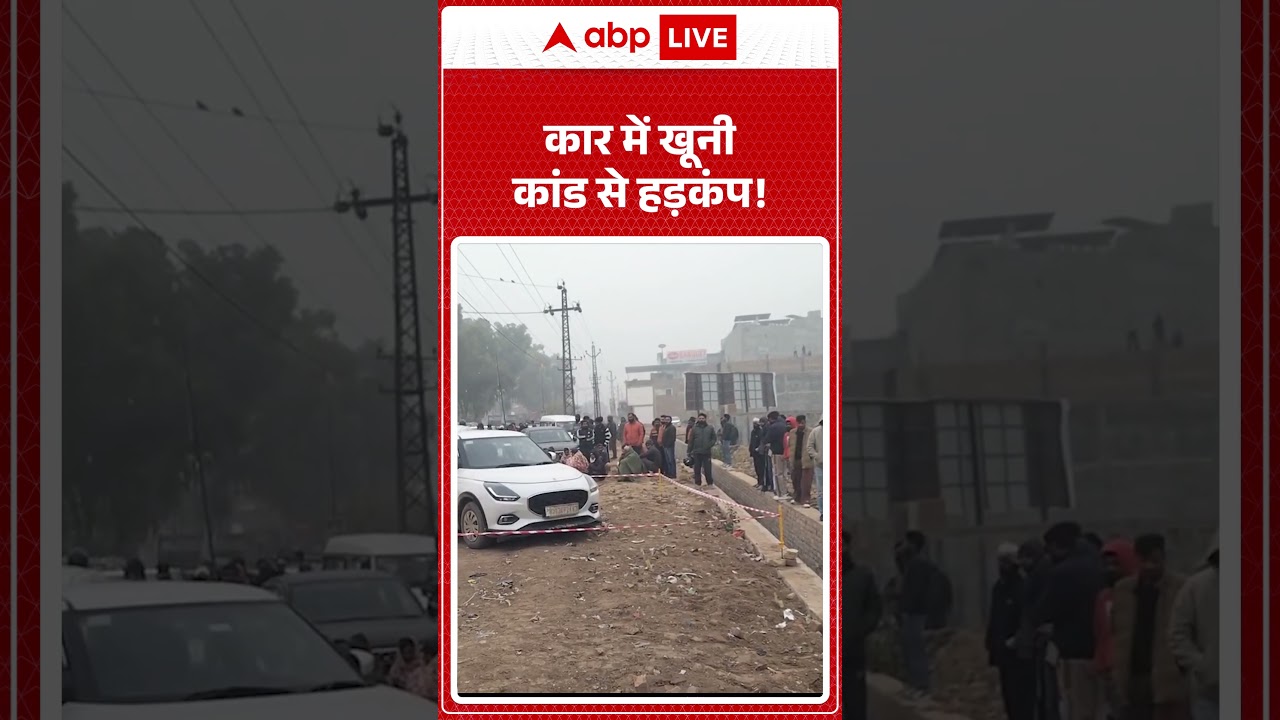 Rajasthan News: कार में खूनी कांड से हड़कंप ! | Crime News | Shri Gangaa Nagar | abp #shorts