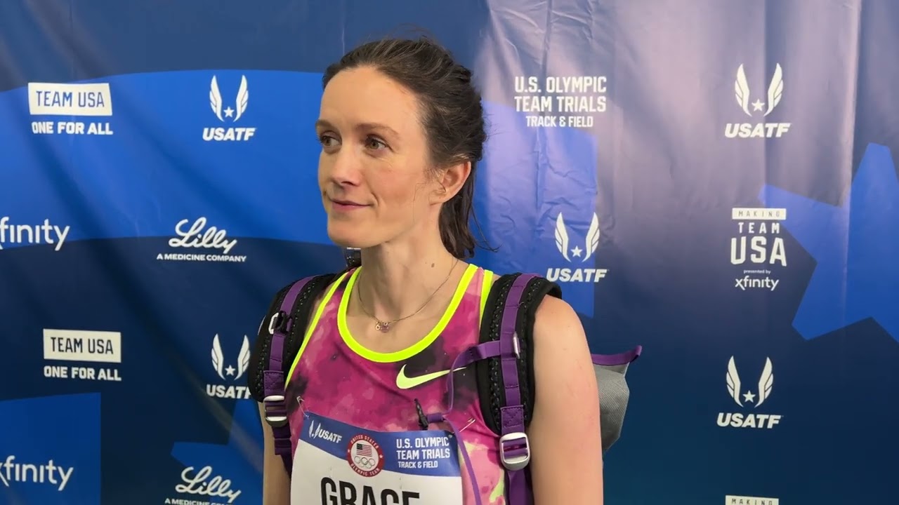 Kate Grace Scratched Up After Fall in 800m Semis With Athing Mu and Michaela Rose, Advances to Final