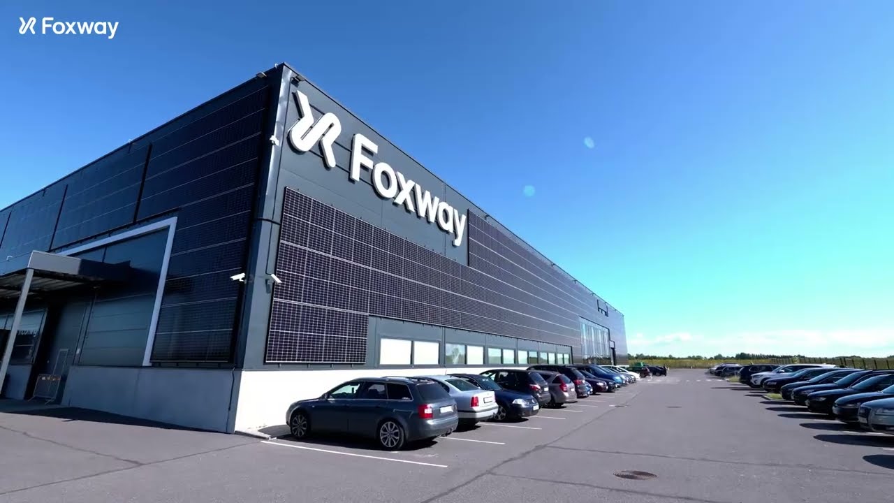 Foxway automated warehouse at tech center in Tartu, Estonia