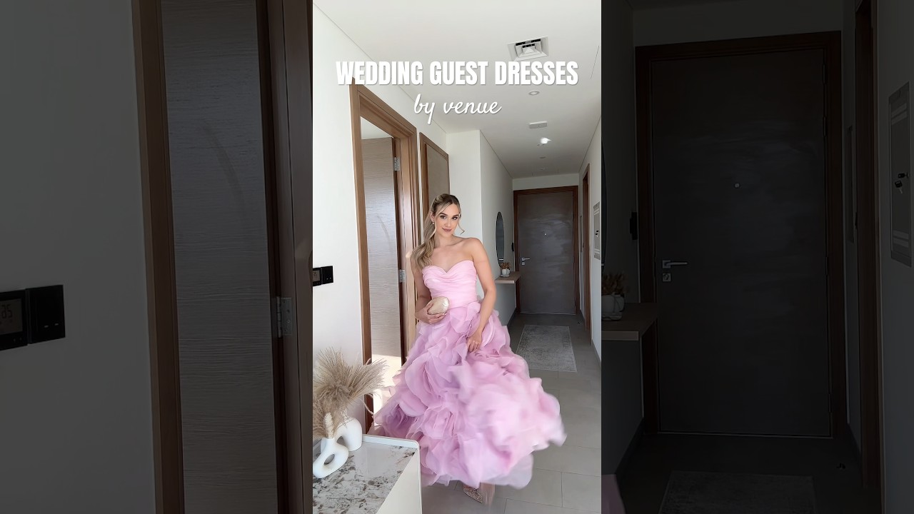 Wedding guest dresses by venue 🥂🤍 #weddingguestdress #weddingguestlook #styleguide #ootdguide