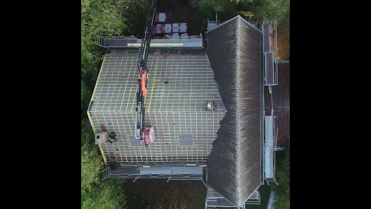 Réalisation d'une toiture HDF couverture