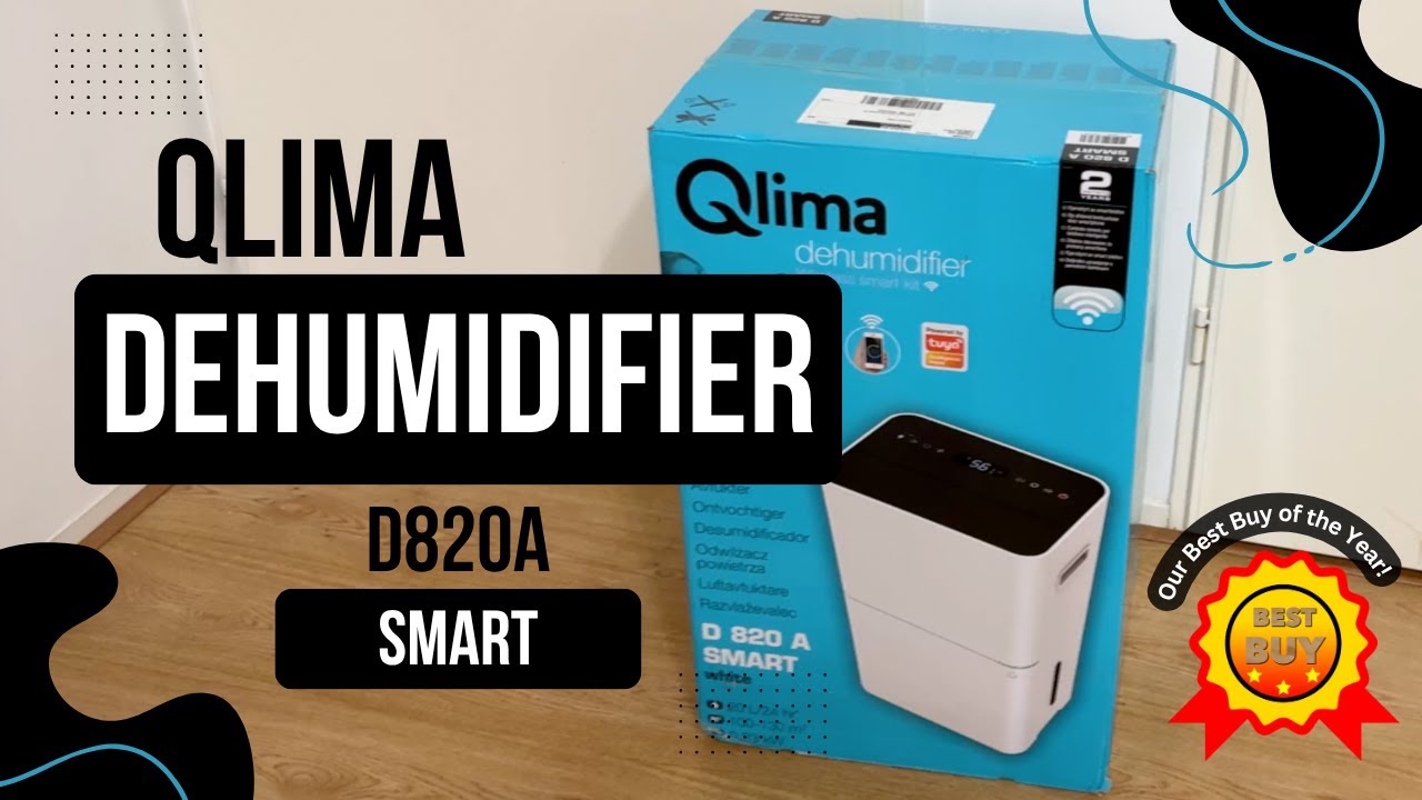 Осушитель воздуха Qlima Smart Dehumidifier, модель D820A | Характеристики и тестирование при перв...