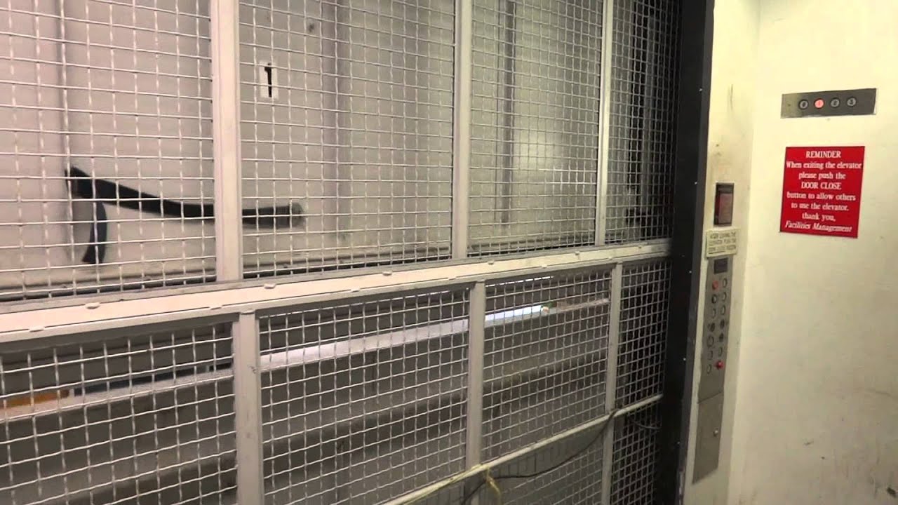Dover? Hydraulic Freight elevator @ UTD Engineering Building Dallas TX w gluse